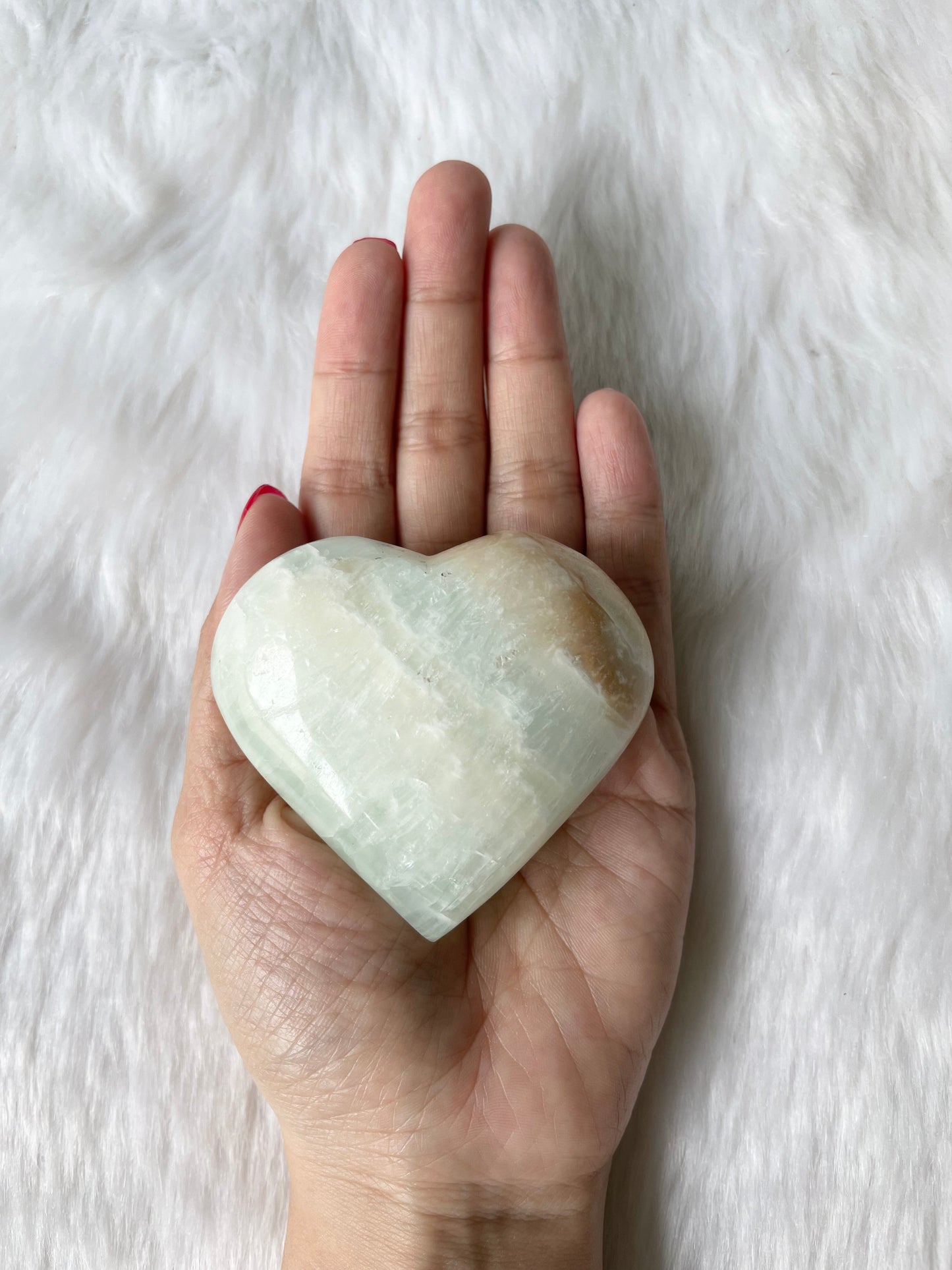 Caribbean Calcite Heart