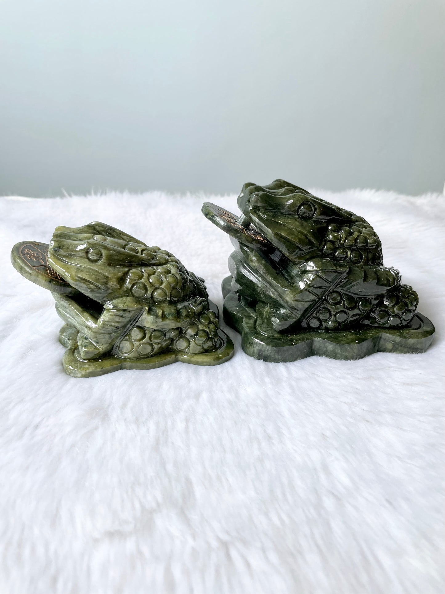 Green Jade Nephrite Toad