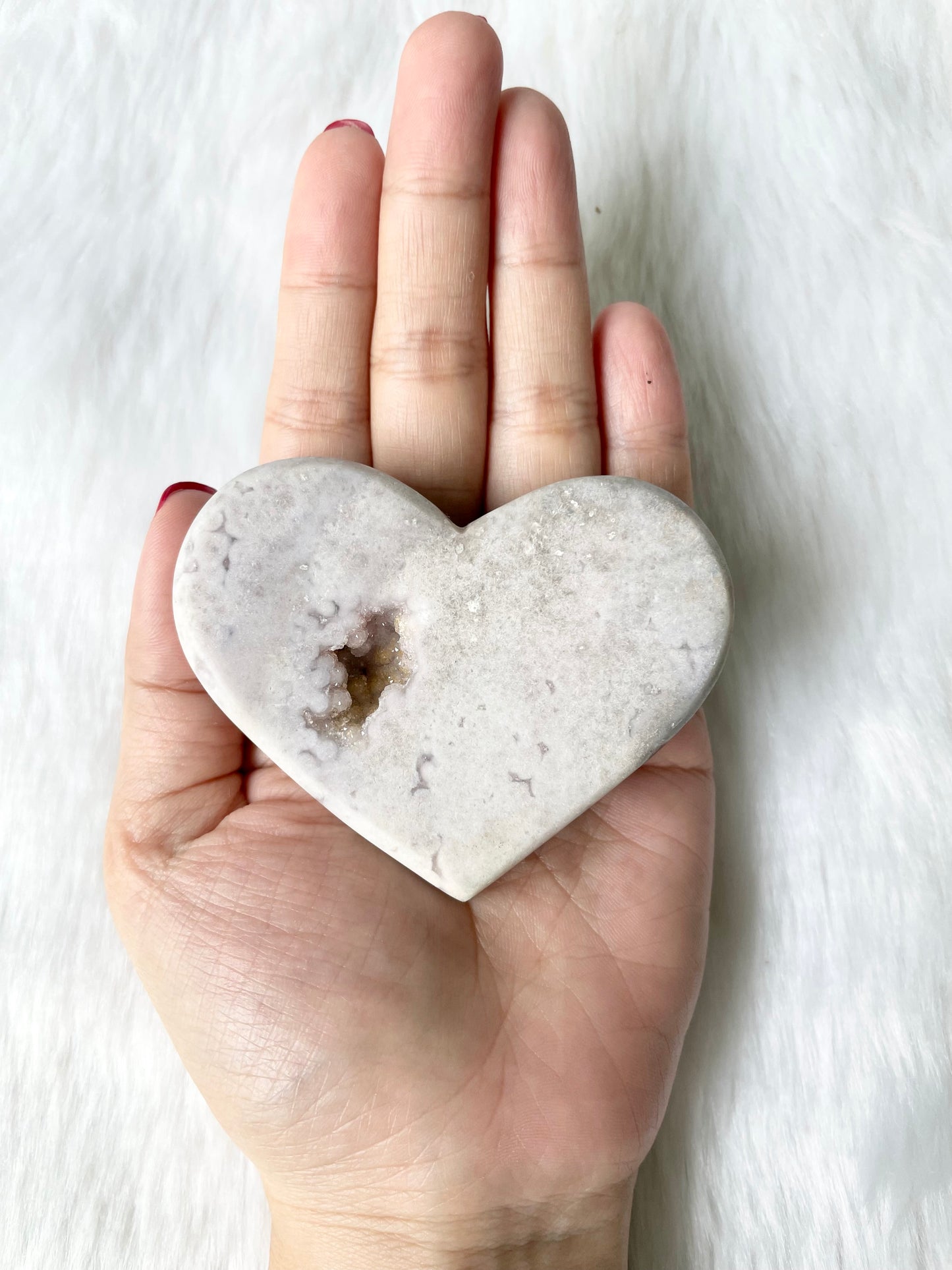 Pink Amethyst Heart