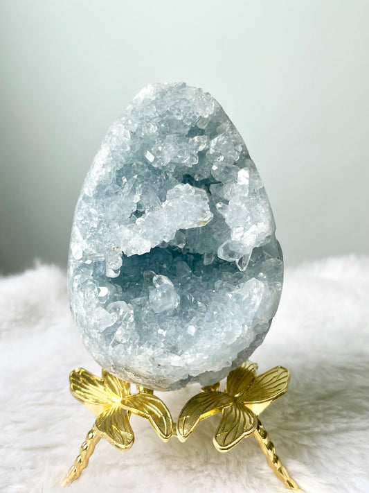 Celestine Crystal Geode